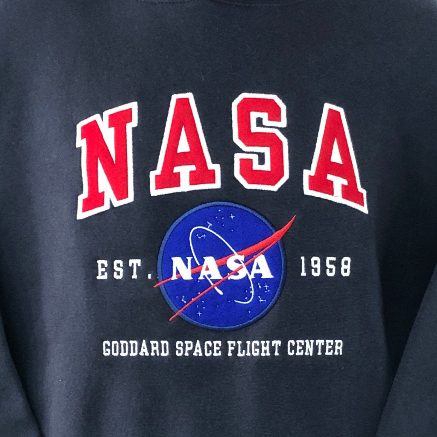Sweatshirt - Crew NASA Applique ver23