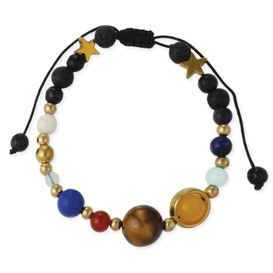 Bracelet - Planet Stone & Lava Beads