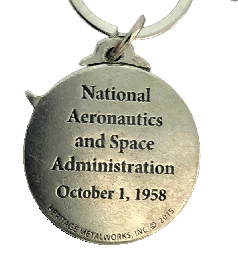 NASA Pewter Keychain