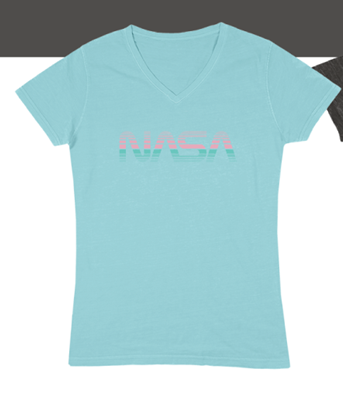 Tshirt, Ladies Worm Faded Lines