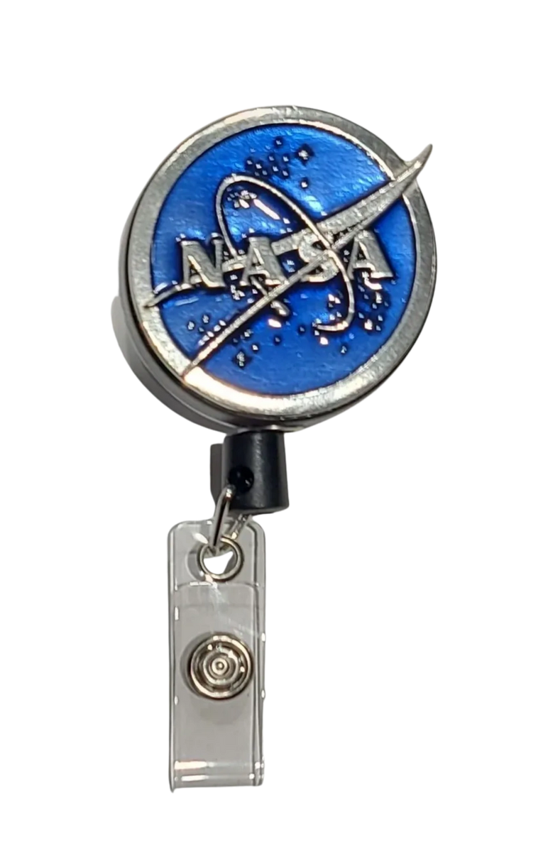 Badge Reel - Pewter Emblem