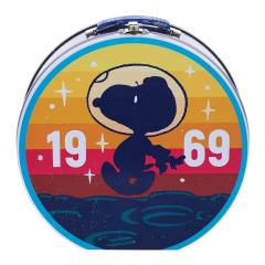 Snoopy 1969 Round Tin Lunchbox